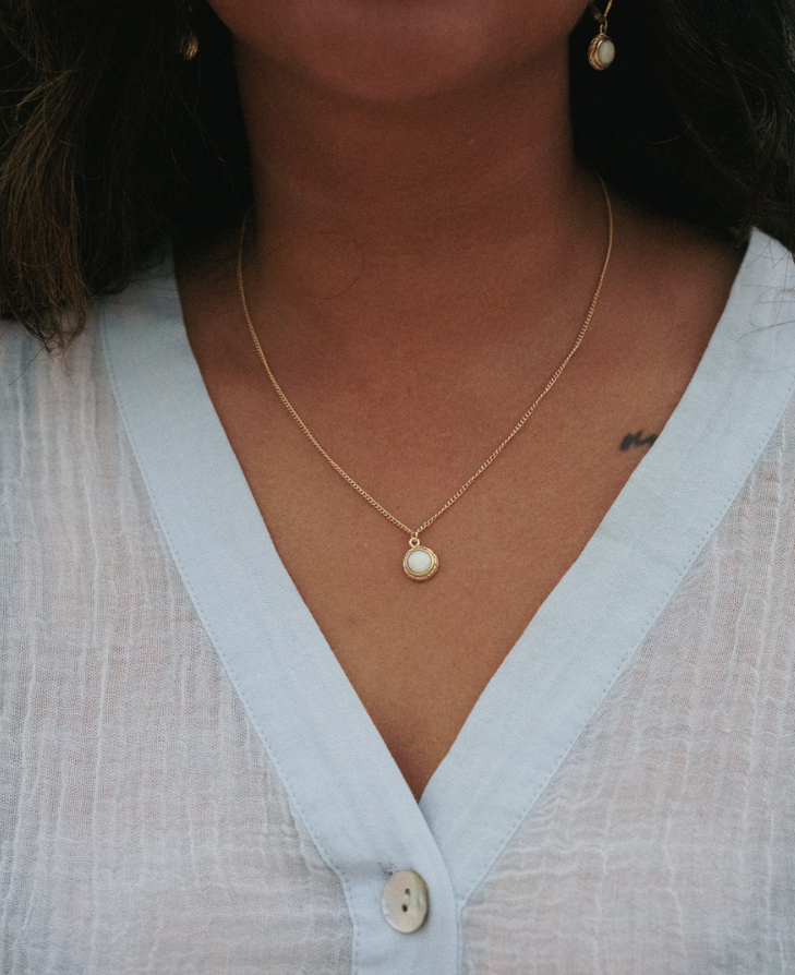 Atoll Pendant Necklace 14k Gold Vermeil - PREORDER arriving early November