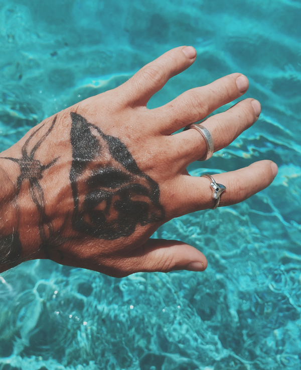 Apex Collection Ring - SILVER with BLACK ONYX STONE